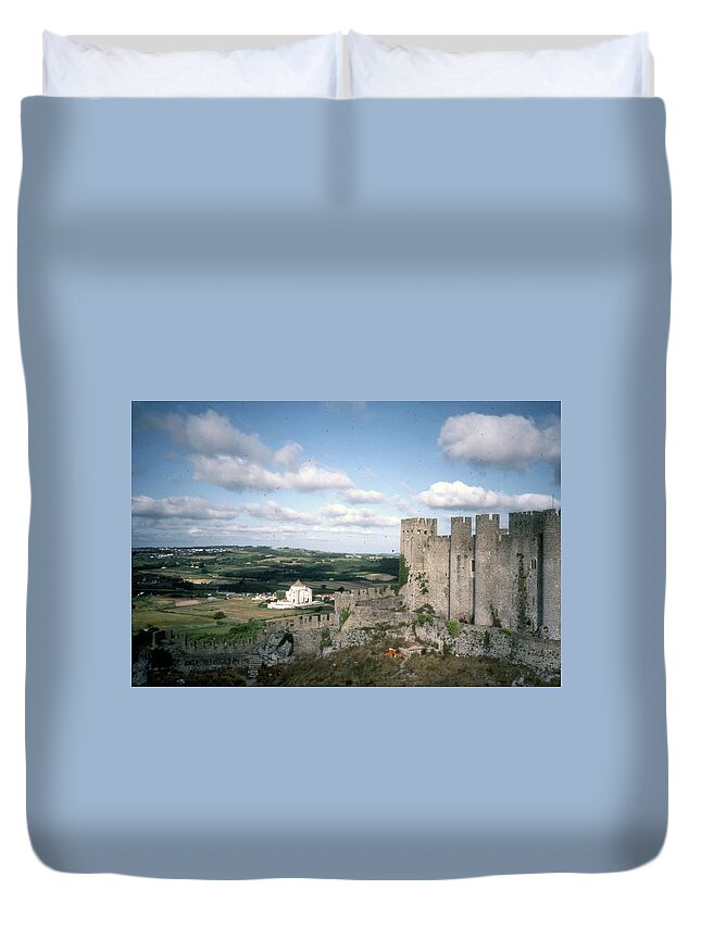 Fortress Duvet Cover featuring the photograph Fort by Jane Whiting Chrzanoska