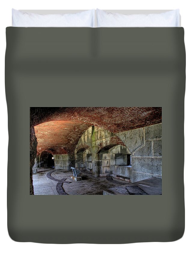 Forts Duvet Cover featuring the photograph Fort Knox II by Greg DeBeck