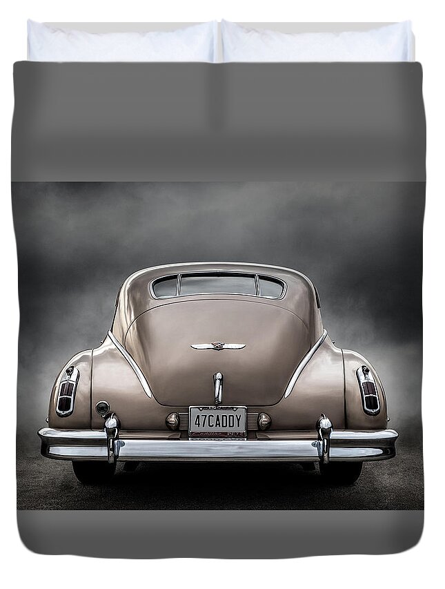 Vintage Duvet Cover featuring the digital art Forty-Seven by Douglas Pittman