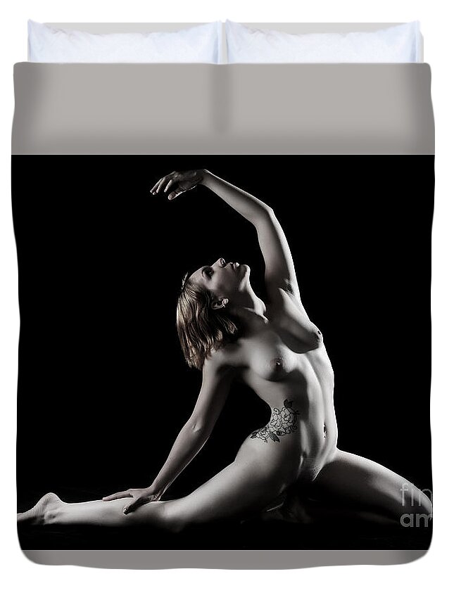 Artistic Duvet Cover featuring the photograph Fountain of youth by Robert WK Clark