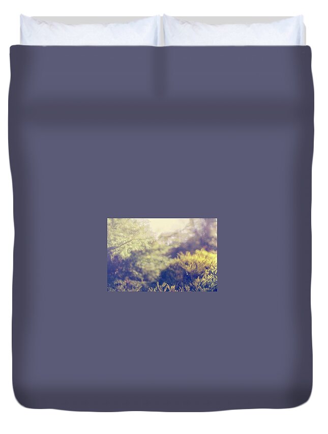Spider Duvet Cover featuring the photograph Fresh by Gene Garnace