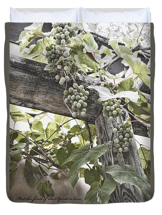 Abundance Duvet Cover featuring the photograph Fruit Of The Spirit by Diane Macdonald