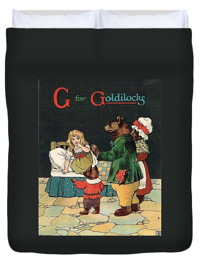 The Wurtherington Diary Duvet Cover featuring the painting G for Goldilocks by Reynold Jay