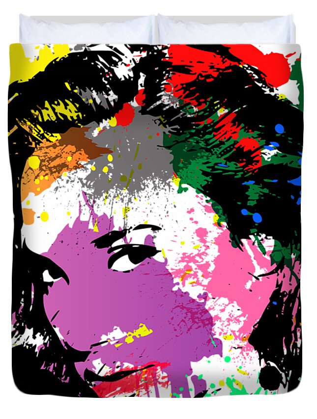 Gal Gadot Pop Art Duvet Cover For Sale By Ricky Barnard