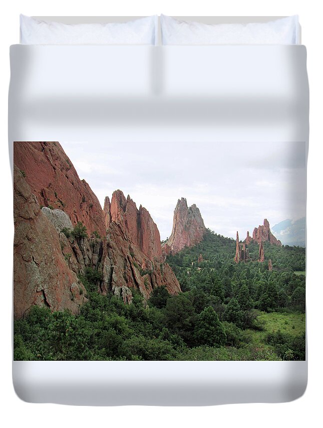Garden Of The Gods Duvet Cover featuring the photograph Garden of the Gods 39 by Pamela Critchlow