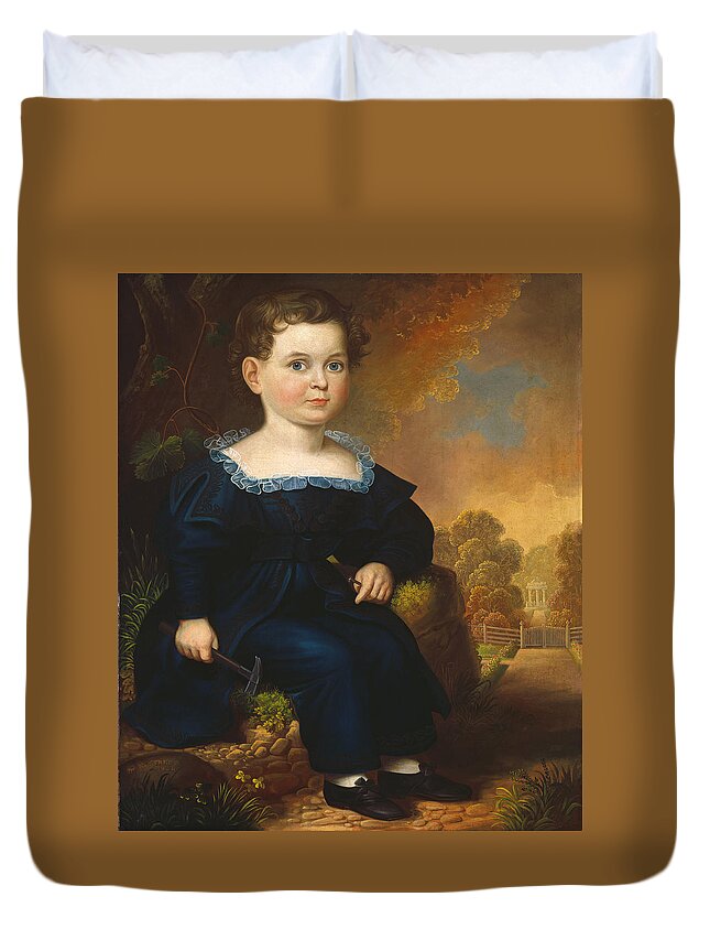 Art Duvet Cover featuring the painting George Washington Deal by Robert Street