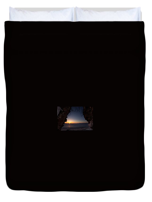 Aboriginal Duvet Cover featuring the photograph Giant from a Cave by Jakub Sisak