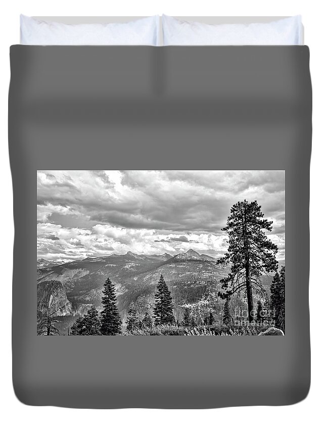 Yosemite Duvet Cover featuring the photograph Glacier II by Chuck Kuhn