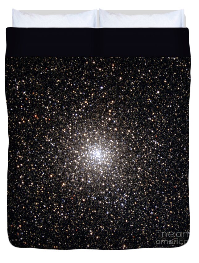 Science Duvet Cover featuring the photograph Globular Cluster, M28, Ngc 6626 by Noao/aura/nsf