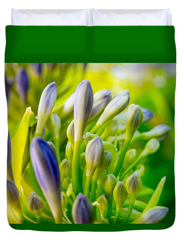 Flowers Duvet Cover featuring the photograph Go Forth by Derek Dean