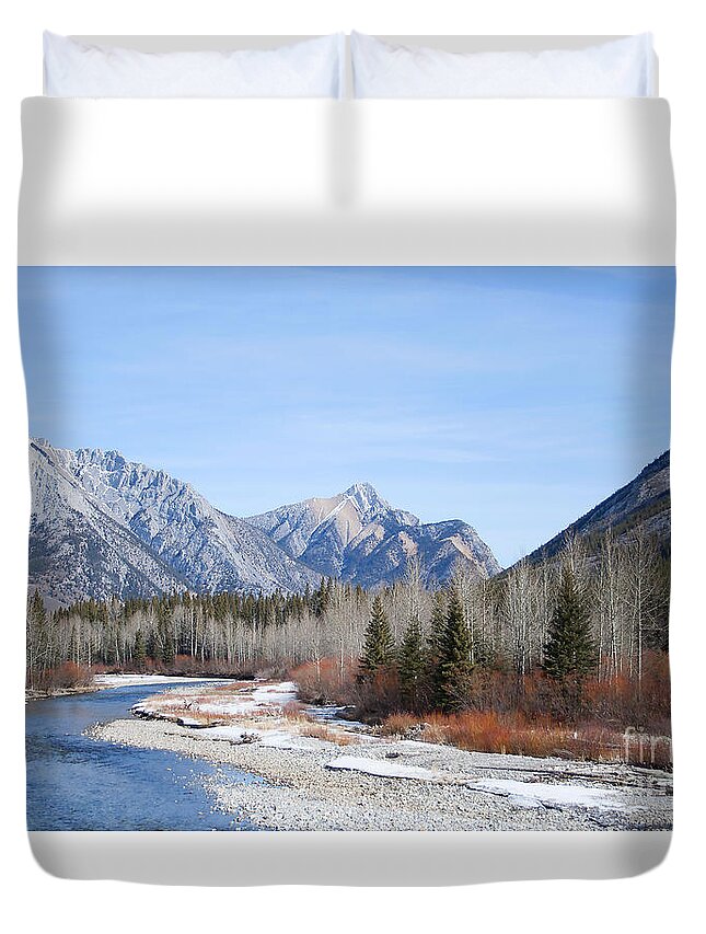 #nature Duvet Cover featuring the photograph God's Country by Jacquelinemari