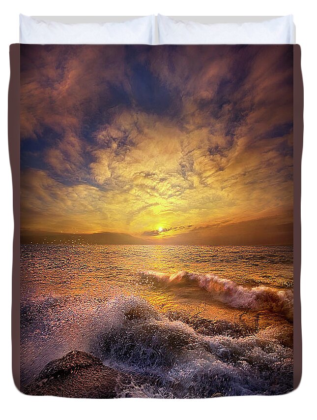 Clouds Duvet Cover featuring the photograph Gods Natural Cure by Phil Koch