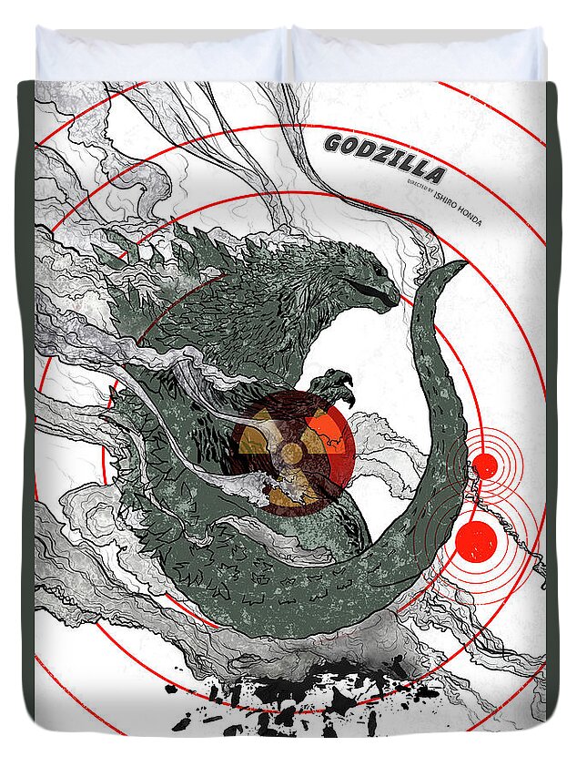 Godzilla Duvet Cover For Sale By Edgar Ascensao