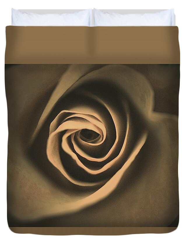  Duvet Cover featuring the photograph Gold Pot by The Art Of Marilyn Ridoutt-Greene