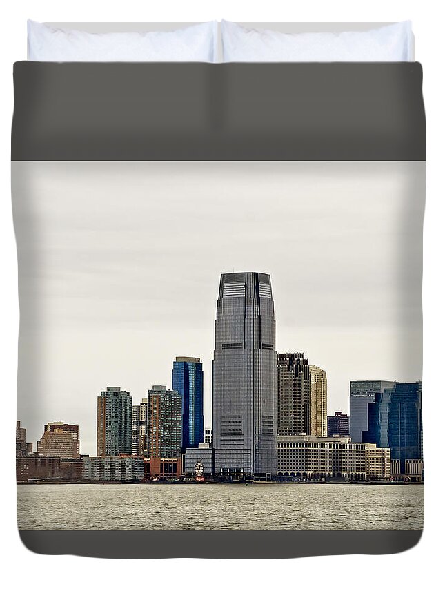 Goldman Sachs Duvet Cover featuring the photograph Goldman Sachs tower. by Elena Perelman