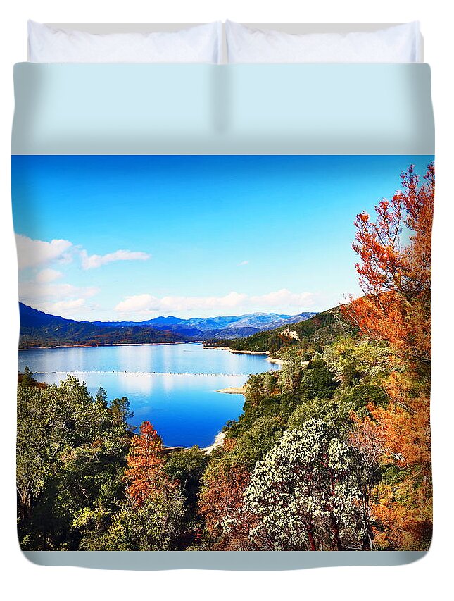 Whiskeytown Duvet Cover featuring the photograph Gorgeous Whiskeytown Lake by Joyce Dickens
