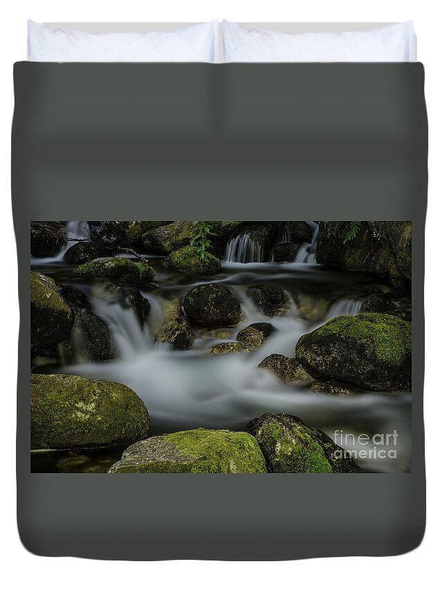 Bulgaria Duvet Cover featuring the photograph Goritsa Waterfalls-rapids 2235 by Steve Somerville