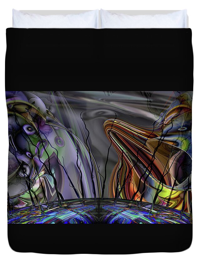 Mighty Sight Studio Duvet Cover featuring the digital art Grade Point by Steve Sperry