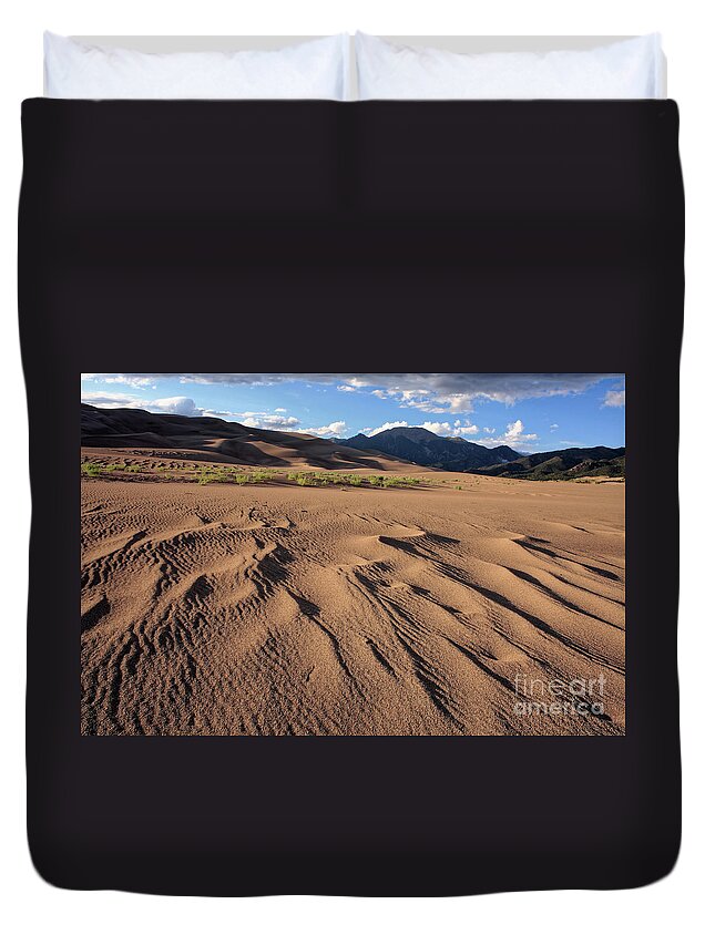 Great Sand Dunes Duvet Cover featuring the photograph Great Sand Dunes N.P., Colorado, USA by Kevin Shields