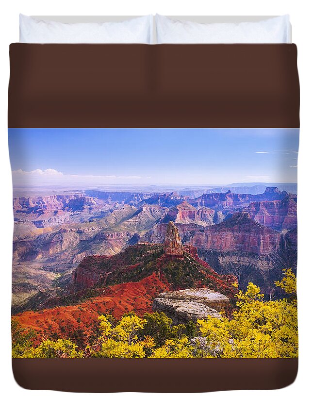 Grand Arizona Duvet Cover featuring the photograph Grand Arizona by Chad Dutson