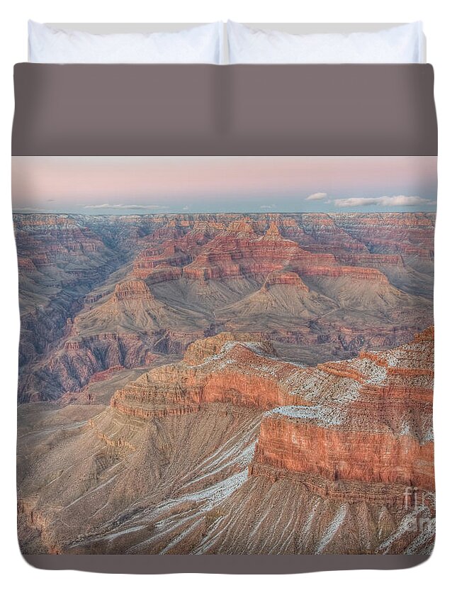 Clarence Holmes Duvet Cover featuring the photograph Grand Canyon Mather Point II by Clarence Holmes