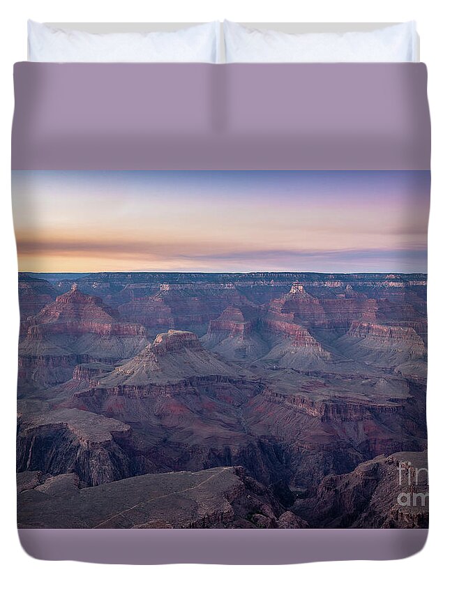 Nevada Duvet Cover featuring the photograph Grand Canyon Sunset by JR Photography