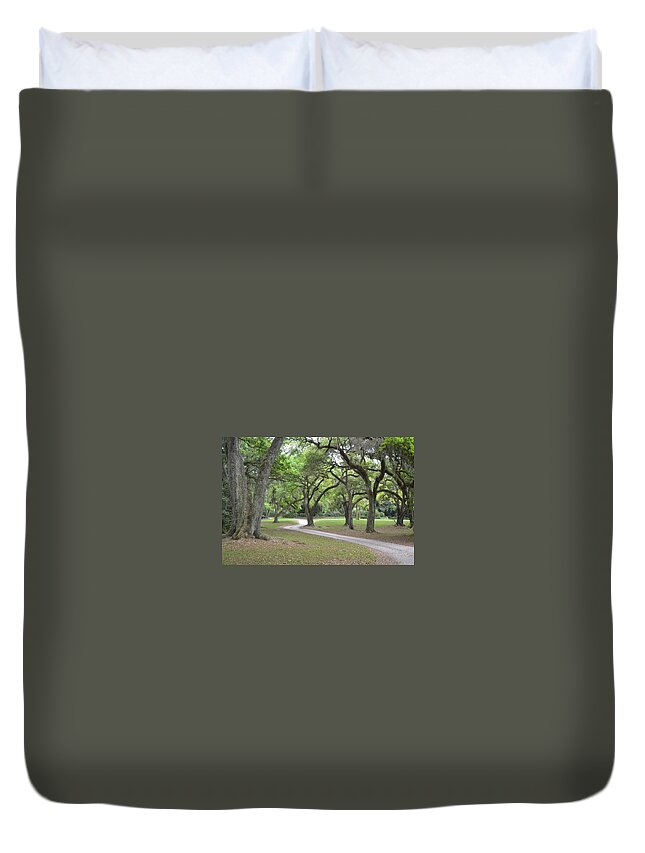  Duvet Cover featuring the photograph Gravel Road by Jeannie Marie Sloan