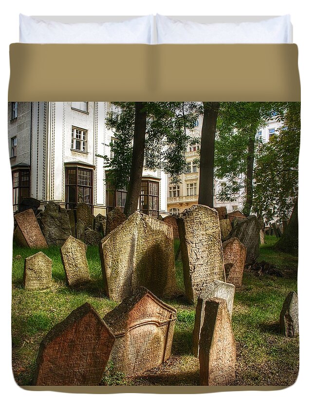 Budapest Duvet Cover featuring the photograph Graveyard Shift I by Kathi Isserman