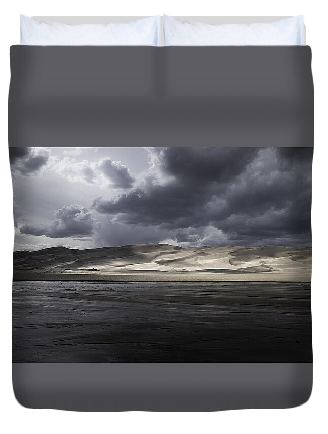 Sand Dunes Duvet Cover featuring the photograph Great Sand Dunes National Park by Dean Ginther