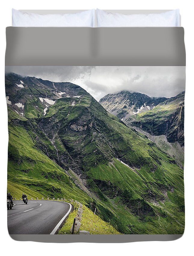 Grossglockner Duvet Cover featuring the photograph Grossglockner High Alpine Road, Austroa by Nir Roitman