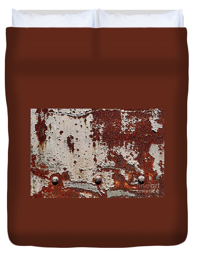 Grunge Duvet Cover featuring the photograph Grunging by Olivier Le Queinec