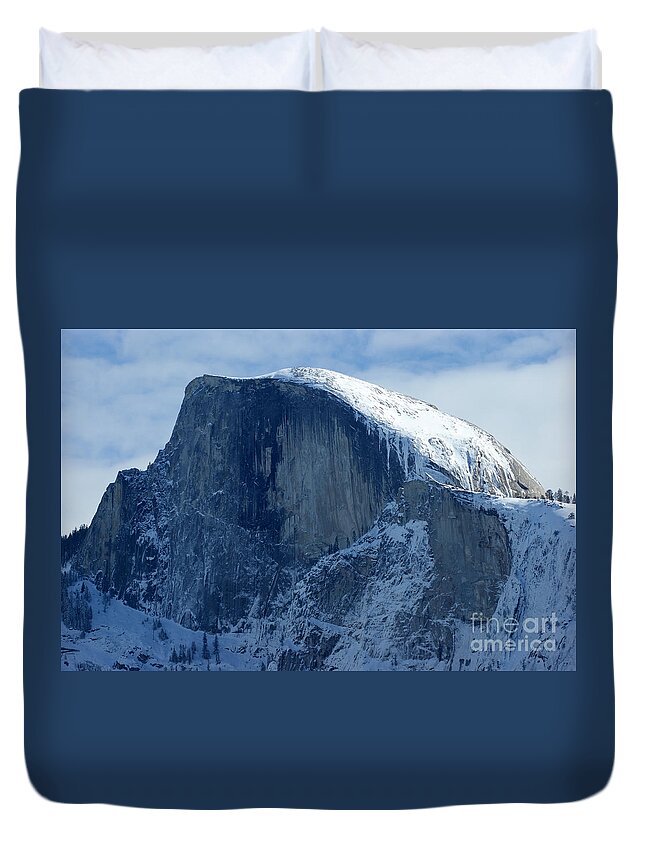 Half Dome Duvet Cover featuring the photograph Half Dome by Christine Jepsen