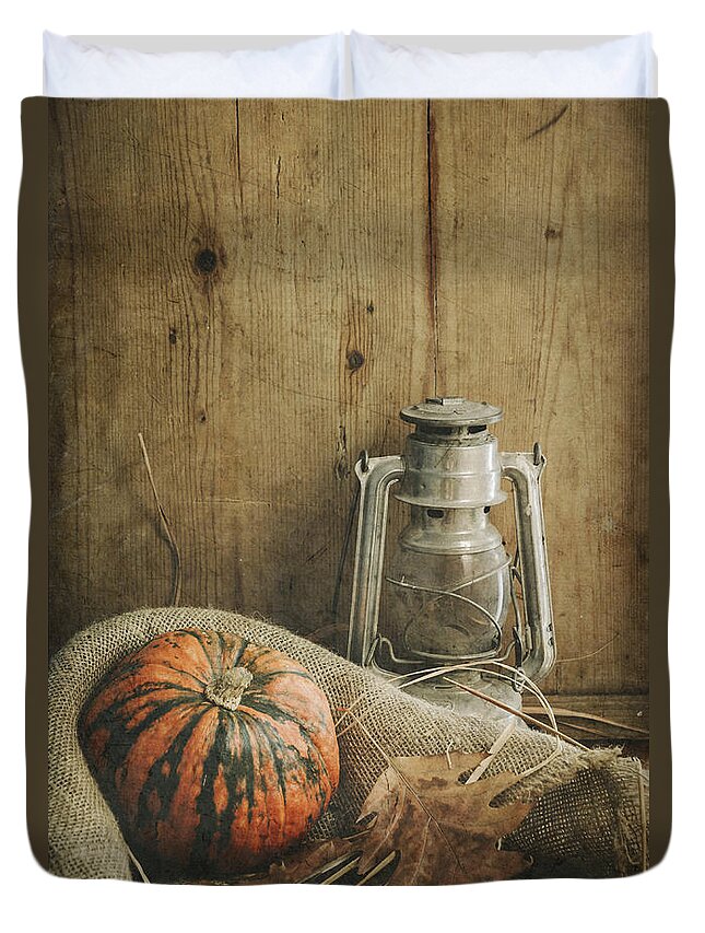 Life Duvet Cover featuring the photograph Halloween Compositin by Jelena Jovanovic