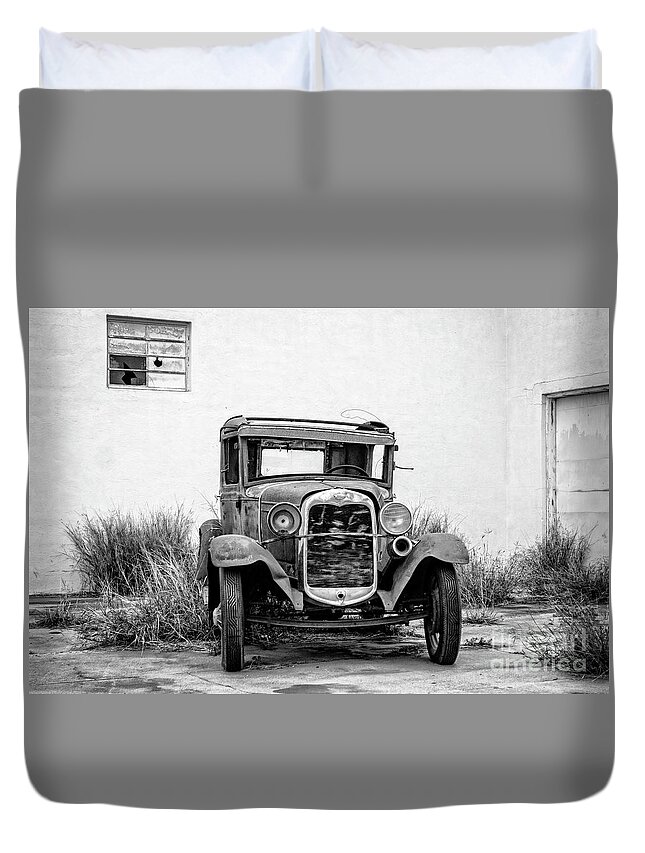 Hard Times Duvet Cover featuring the photograph Hard Times by Imagery by Charly