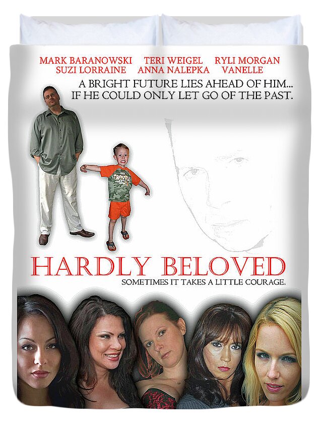 Movie Duvet Cover featuring the digital art Hardly Beloved Poster by Mark Baranowski