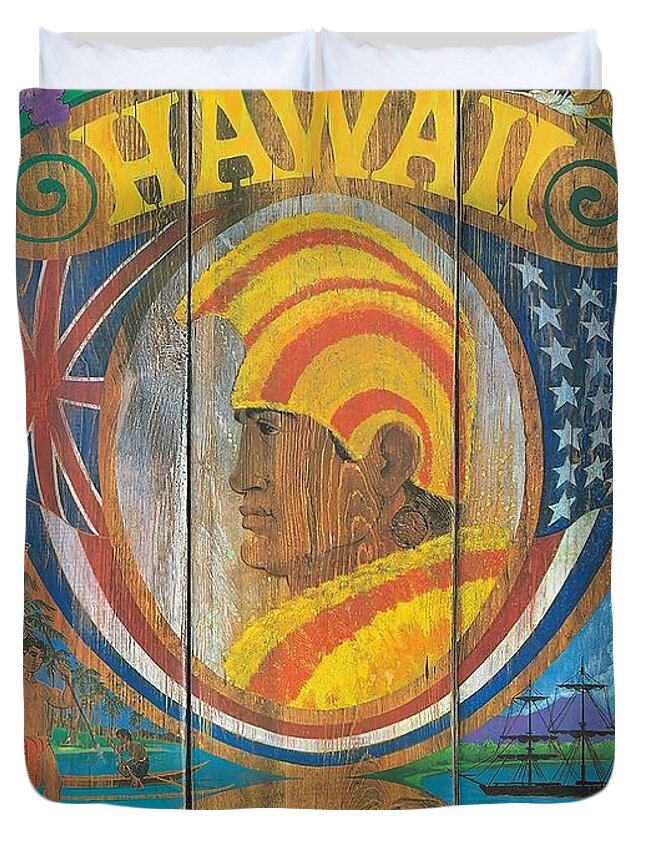 1960s Vintage Travel Poster Print United Air Lines HAWAII Chief 