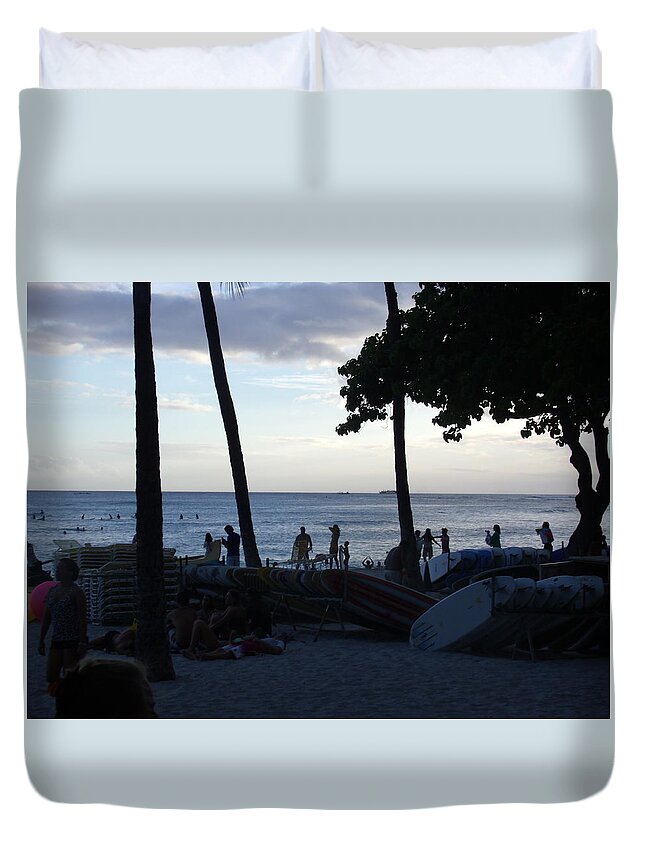 Hawaii Duvet Cover featuring the photograph Hawaiian Afternoon by Daniel Sauceda