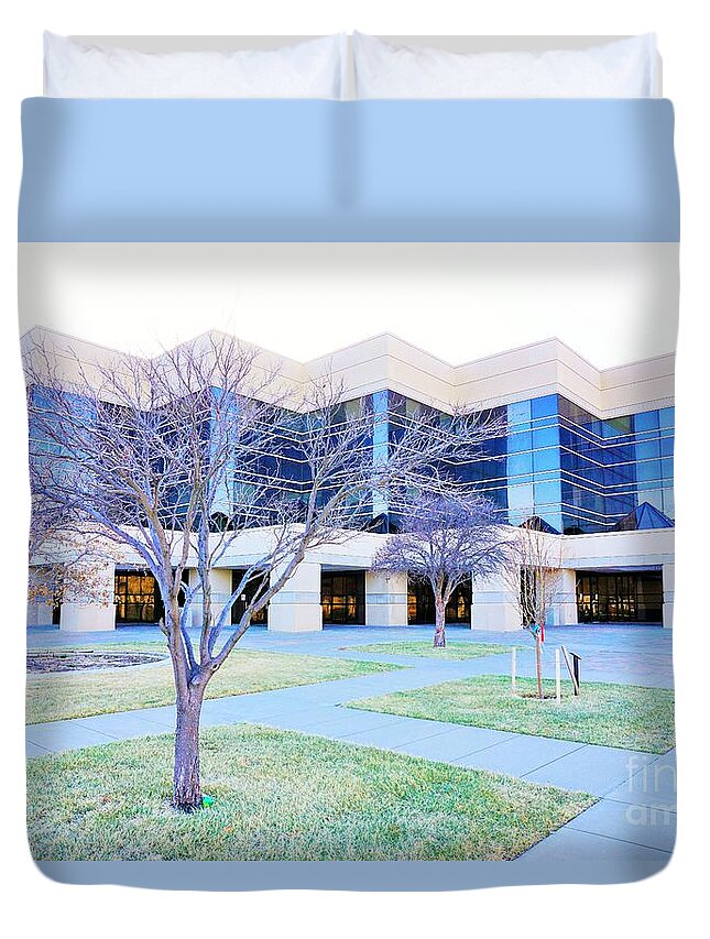 City Duvet Cover featuring the photograph Hays Kansas by Merle Grenz