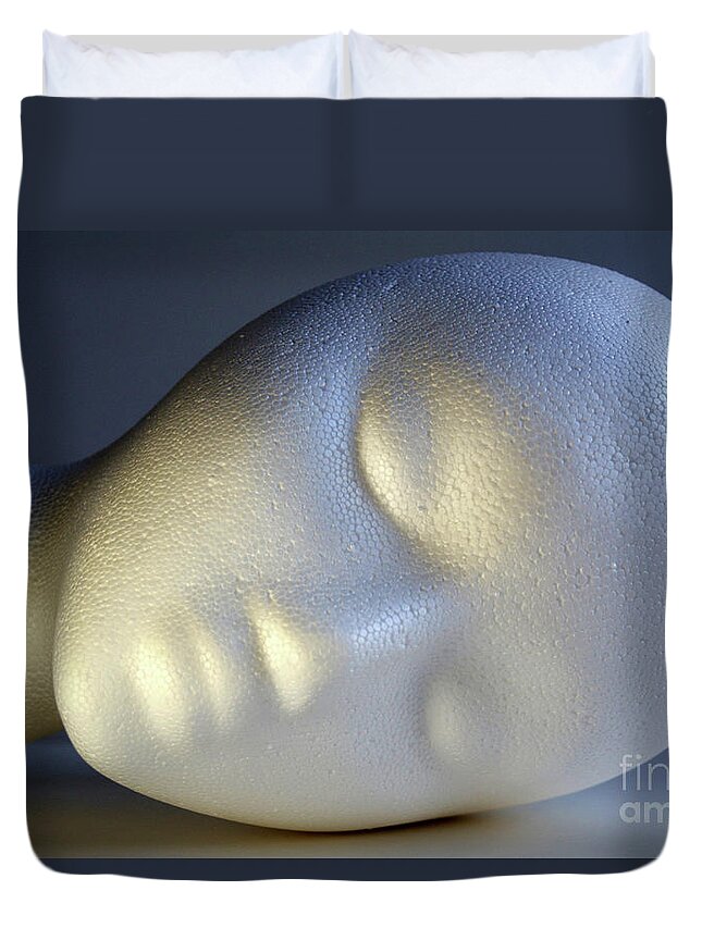 Concept Duvet Cover featuring the photograph Head Down by Dan Holm