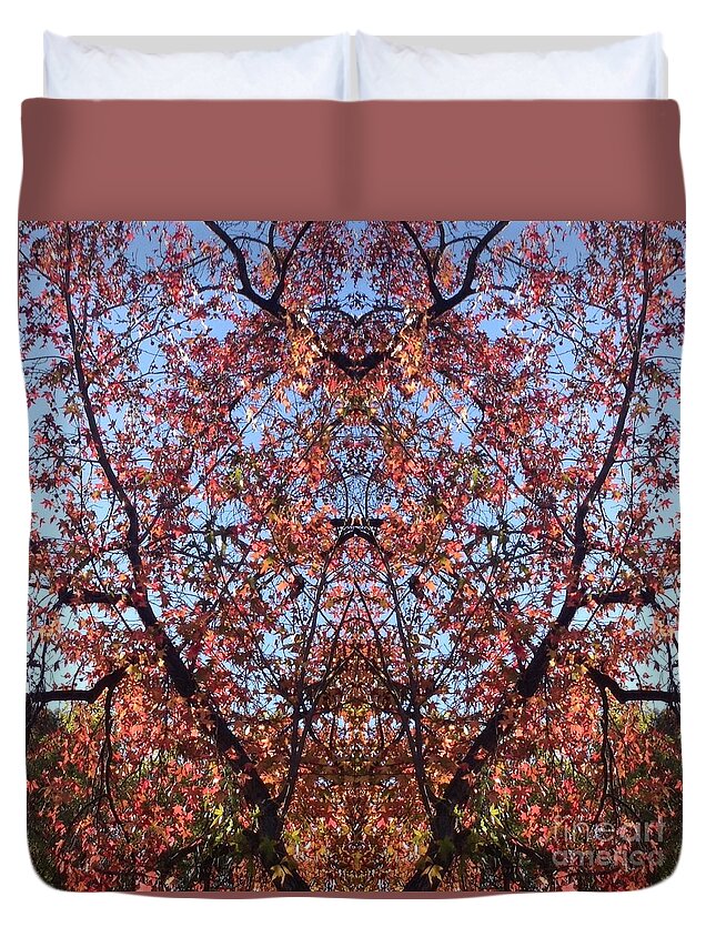 Hues Duvet Cover featuring the photograph Heart by Nora Boghossian