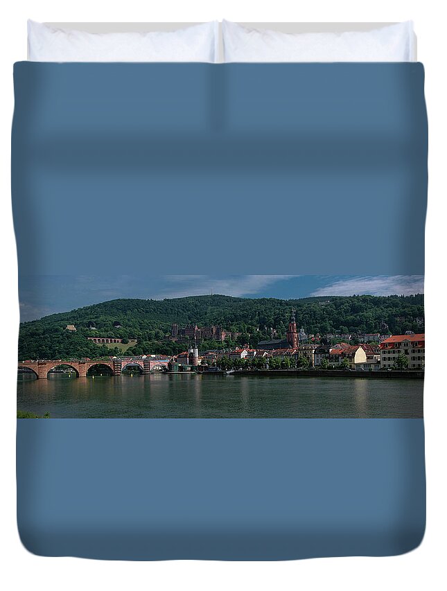 Orcinus Fotograffy Duvet Cover featuring the photograph Heidelberg by Kimo Fernandez