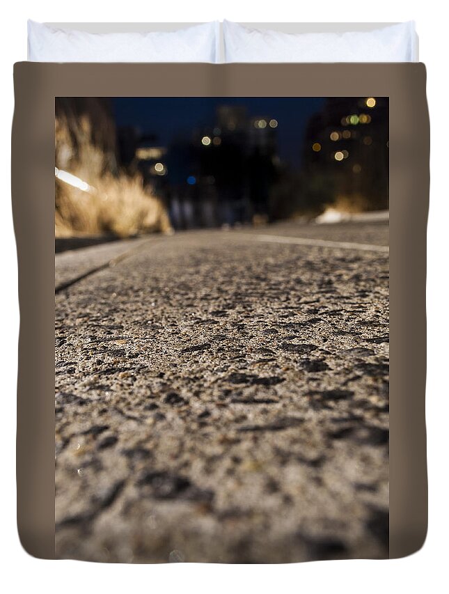 American Duvet Cover featuring the photograph High Line Macro by Pelo Blanco Photo