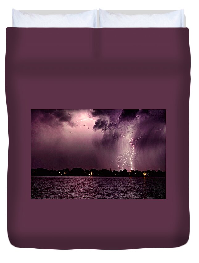 Lightning Duvet Cover featuring the photograph High Strike by James BO Insogna