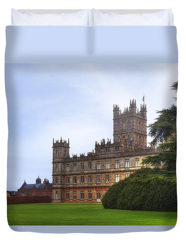 Highclere Castle Duvet Cover featuring the photograph Highclere Castle by Joana Kruse