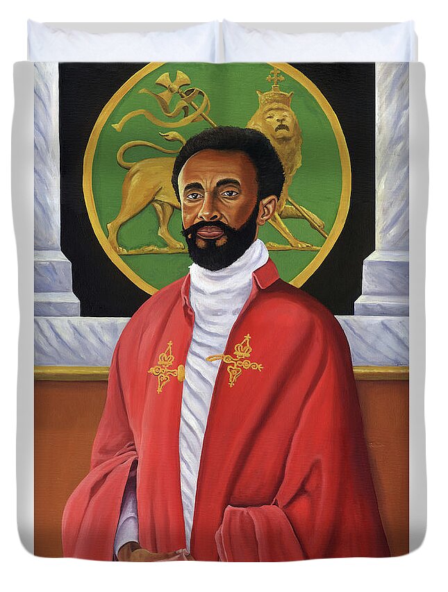 Him Emperor Haile Selassie I Duvet Cover For Sale By Kavion Robinson