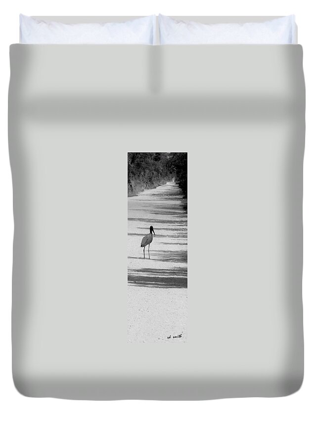 Still Life Duvet Cover featuring the photograph Hitch Hiker by Edward Smith