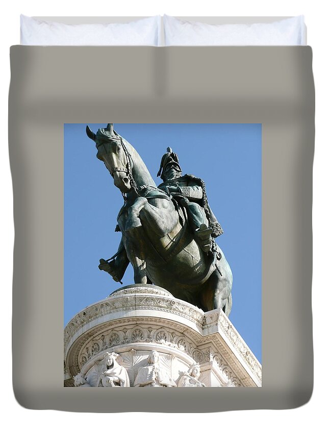 Rome Duvet Cover featuring the photograph HM by MGhany