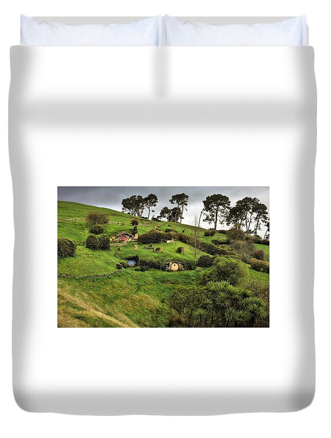 Photograph Duvet Cover featuring the photograph Hobbit Valley by Richard Gehlbach