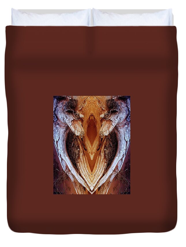 Love Duvet Cover featuring the photograph Holding Treasure 2 by WB Johnston