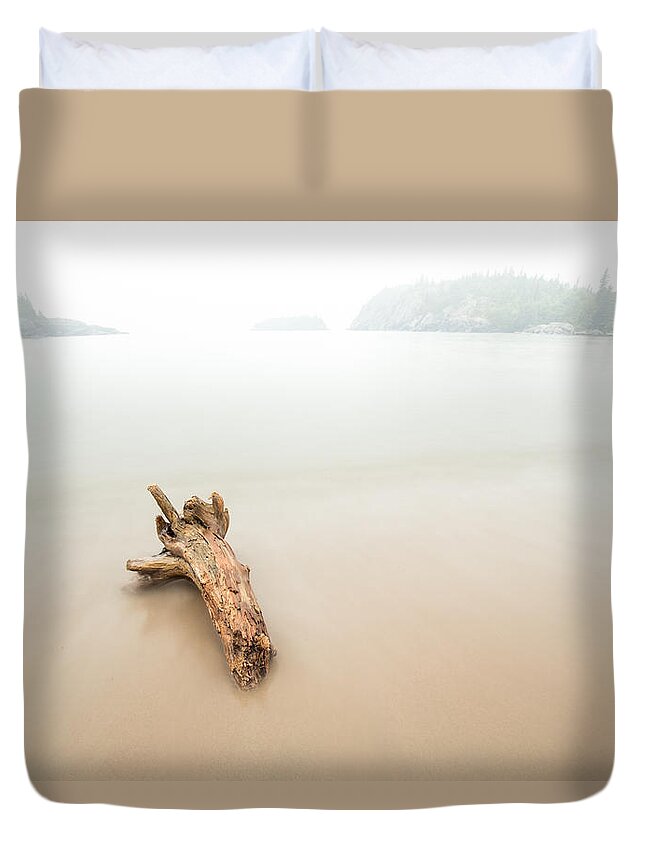 Beach Duvet Cover featuring the photograph Horseshoe Beach by Jakub Sisak